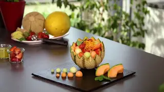 Нож выемка шар triangle. Нож для украшения блюд. Инструмент для карвинга