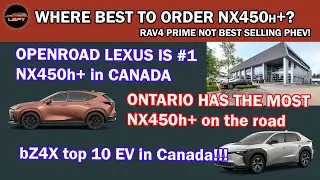 Where are the best odds to put your order for the Lexus NX450h+ in Canada