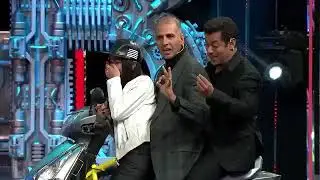 Dhinchak pooja with Akshaya and Salman