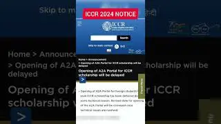 ICCR 2024 Notice 😱🔥#iccr #iccr_scholarship #indianembassy #compex #kathmandu #nepal #trending