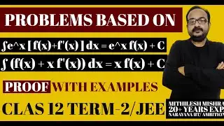 INTEGRAL OF e^x[ f(x)+f'(x)]dx| INTEGRAL OF (f(x)+xf'(x))dx| INTEGRATION CLASS 12 IMPORTANT FORMULAS