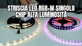 Come funziona la nuova Striscia LED RGB+W singolo chip Alta Luminosit&agrave;