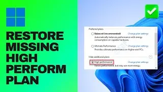 [Easy Guide] Restore Missing High Performance Plan in Windows