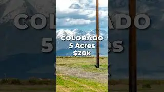 5 Acres of COLORADO LAND for SALE with Power for $20k &bull; LANDIO