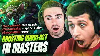 BOOSTING MIDBEAST WITH MY TWITCH IN MASTERS | Humzh