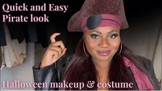 Easy Pirate Halloween Makeup & Costume | 10-Minute Transformation | RUBY ROSE LAUREN