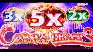 COBRA HEARTS MULTIPLIERS 🤯 MAX BET BONUS &bull; Slot Machine