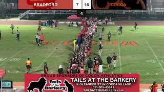 BSN FRIDAY NIGHT LIGHTS BRADFORD AT COCOA BSN YOUTUBE 7:00 PM