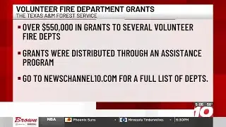 Texas A&M Forest Service awards over $550,000 to Panhandle fire departments