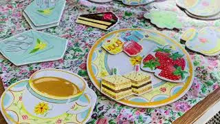 Tea Party Spinner Game, By eeBoo