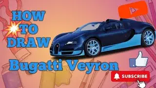 How to draw a Bugatti Veyron 🏎️| Step by step drawing and easy to draw .