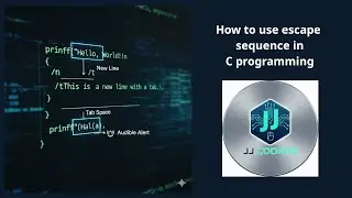 How to use escape sequence in C programming