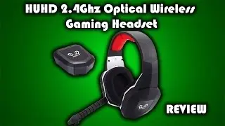 Обзор беспроводной оптической игровой гарнитуры HUHD 2,4 ГГц