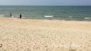 Private beach of Hoi An Beach Resort