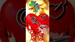 #S Best Name Status Video||Name Of Love Art 💞||#youtubeshorts #shorts #nameart #artshorts #foryou