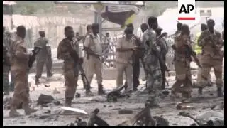 Somalia - Several killed and injured as two car bombs explode near hotel / Car bomb blast kills 3 in