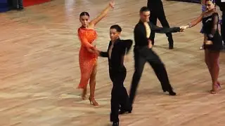 Alice JUILLARD & Aaron BARSCH, Jive - Coupe de France de G&eacute;menos, 1/2 F Youth Latine