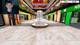 Появился фонтан! Mall Simulator #6