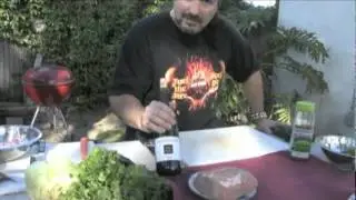 The Renegade Chef, Gregory Rides on and Cooks Southwest Pork Dish.