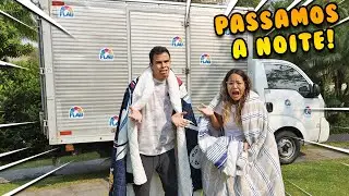 PASSAMOS A NOITE EM UM CAMINHÃO! - (LOUCURA)