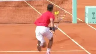Rafael Nadal ● fake shot vs Eduardo Schwank 2012 Frеnch Open HD