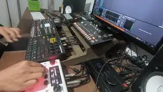 Digitakt + Octatrack + tt-303 + H90 + ZenGo / Techno live session / Trama Dosis