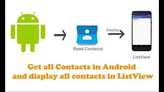 How to show contact list in android studio in 2023