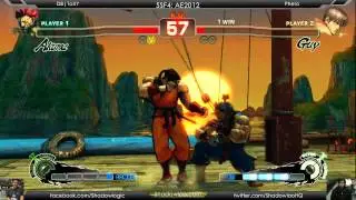 SNL // AE 2012 // Grand Final - DB|ToXY [Akuma] Vs Phero [Guy]