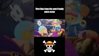 Franky new Japanese voice actor's first line #onepiece #franky #voiceactors #new