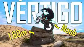 &iquest;SUBIR ESO? 😱 Mi primera vez saltando TRONCOS en TRIAL