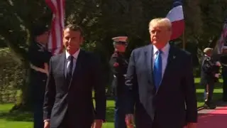 D-Day: Trump and Macron arrive in Colleville-sur-mer | AFP