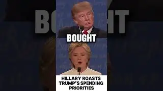 Trump vs. Hillary: The Debate That Changed America #shorts