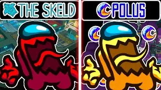 Among Us Hide N Seek (Skeld MAP & Polus MAP) - Hider Gameplay - Seeker Gameplay - No commentary