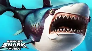 Hungry Shark World - Max Level / Max Stats Great White
