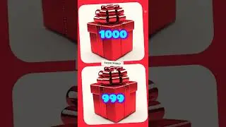 choose best one 1000 vs 999 gift 🎁 box #gift #giftbox #giftee #customizegifts #giftsidea #like #bts