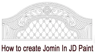 How To Create Jomin In JD Paint !!! JD Paint Tutorial l How To Learn JD Paint @ CNC Design Solution