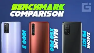 Snapdragon 865 Benchmarks on iQOO 3 vs Realme X50 Pro vs Xiaomi Mi 10T