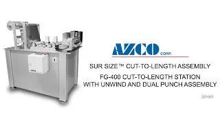 Cut-to-Length Assembly with Unwind and Dual Punches Precisely Cut and Punch Foil from Roll 221031