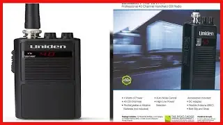 Uniden PRO401HH Professional Series 40 Channel Handheld CB Radio, 4 Watts Power with Hi