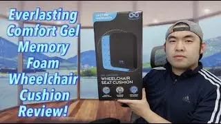 Everlasting Comfort Gel Memory Foam Wheelchair Cushion Review!