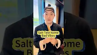 Salt Test home Bad Vibes #fengshui #wealth #lucky #fengshuitips #manifestation #spirituality