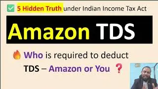 TDS on Amazon Platform Charges 💸|Top 5 Hidden Truth Revealed!