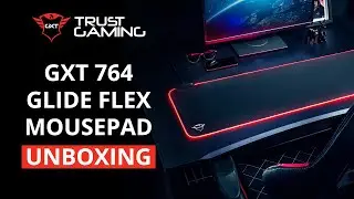 Unboxing the GXT 764 Glide-Flex XXL RGB-illuminated Flexible Mouse Pad