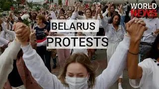 Protests in Belarus capital Minsk