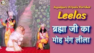 ब्रह्मा जी का मोह भंग लीला | Jagadguru Kripalu Parishat LEELA | JKP Live