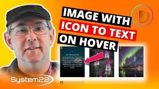 Divi Theme Image With Icon To Text On Hover 👍👍👍
