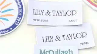Custom woven label ，embroiredy patch, handbags accessories,