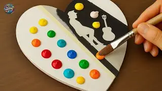 When the Heart Splits: One Painting &ndash; Two Stories | Easy Step-by-Step Tutorial