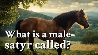 What is a male satyr called? Greek Mythology Story