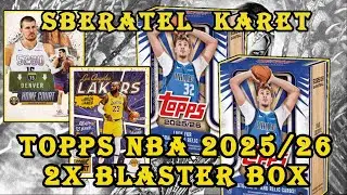 Topps je zpět! 2x Blaster Box Topps 2025/26 NBA